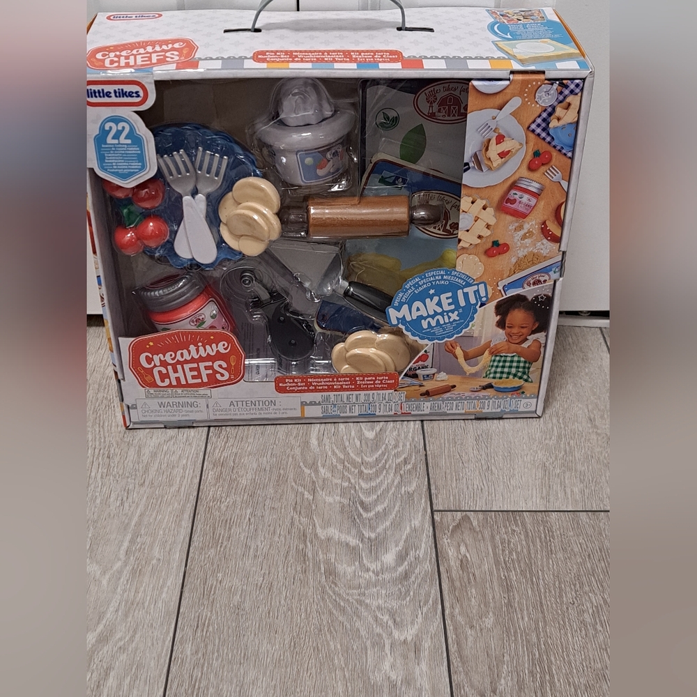 Brand New Little Tikes Creative Chefs; Pie Kit Playset
